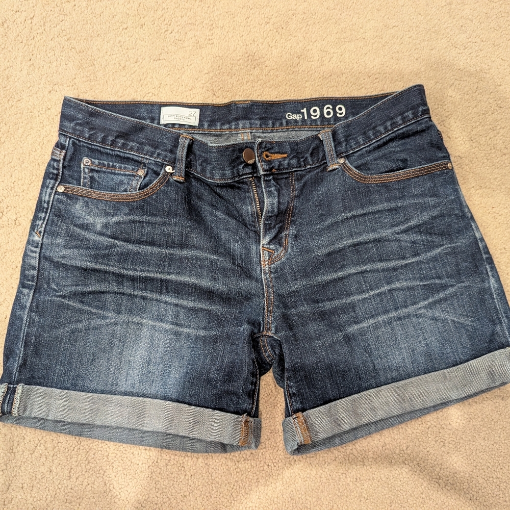 GAP Women's Denim Shorts - Blue